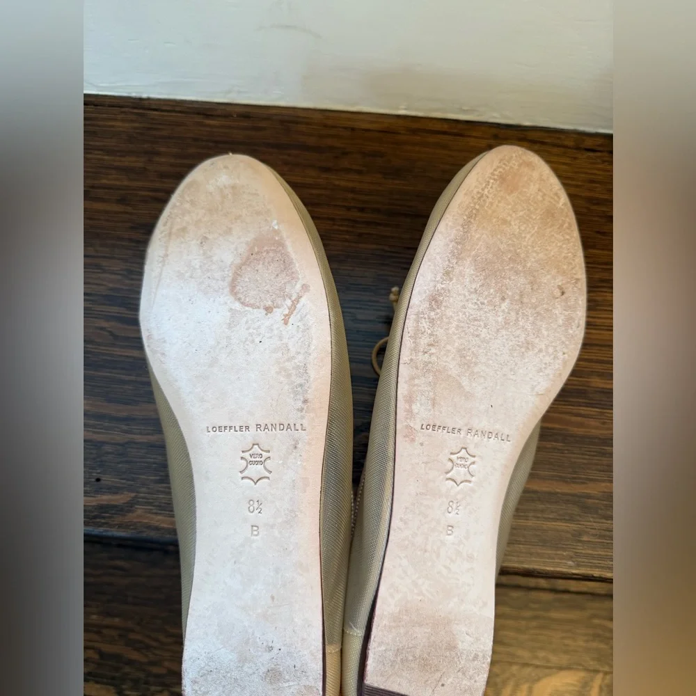 Loeffler Randall Landon Caramel Mesh Ballet Flat - Picture 11 of 11